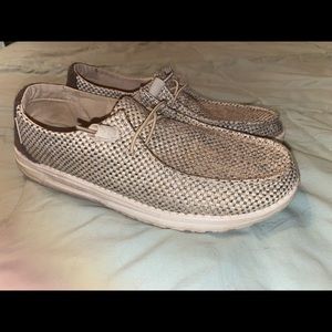 Hey Dude, Wendy Woven Creme.